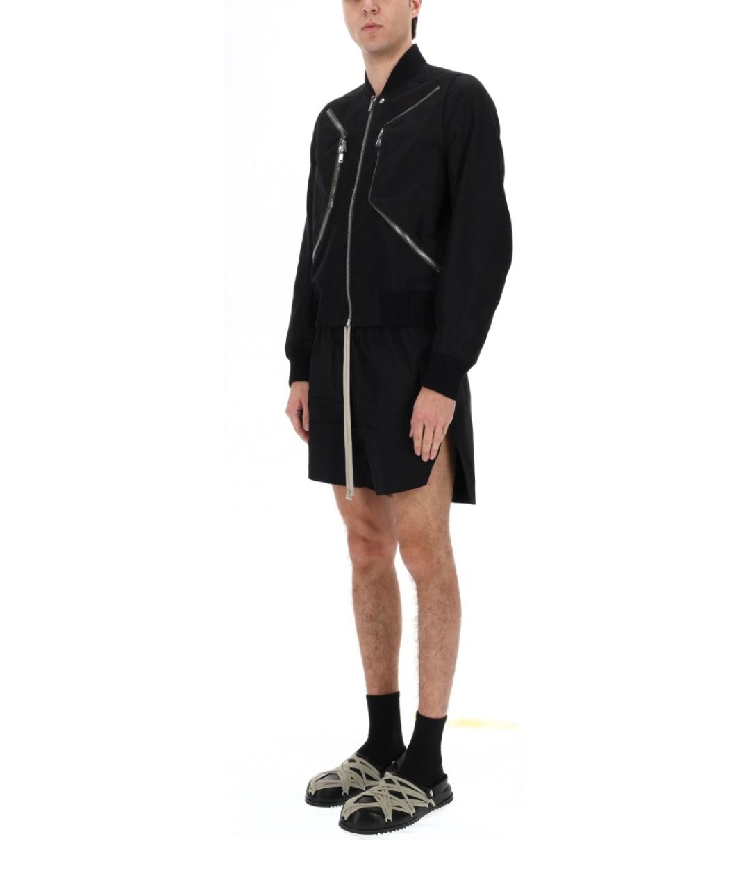 RICK OWENS Черная хлопковая куртка, фото 3