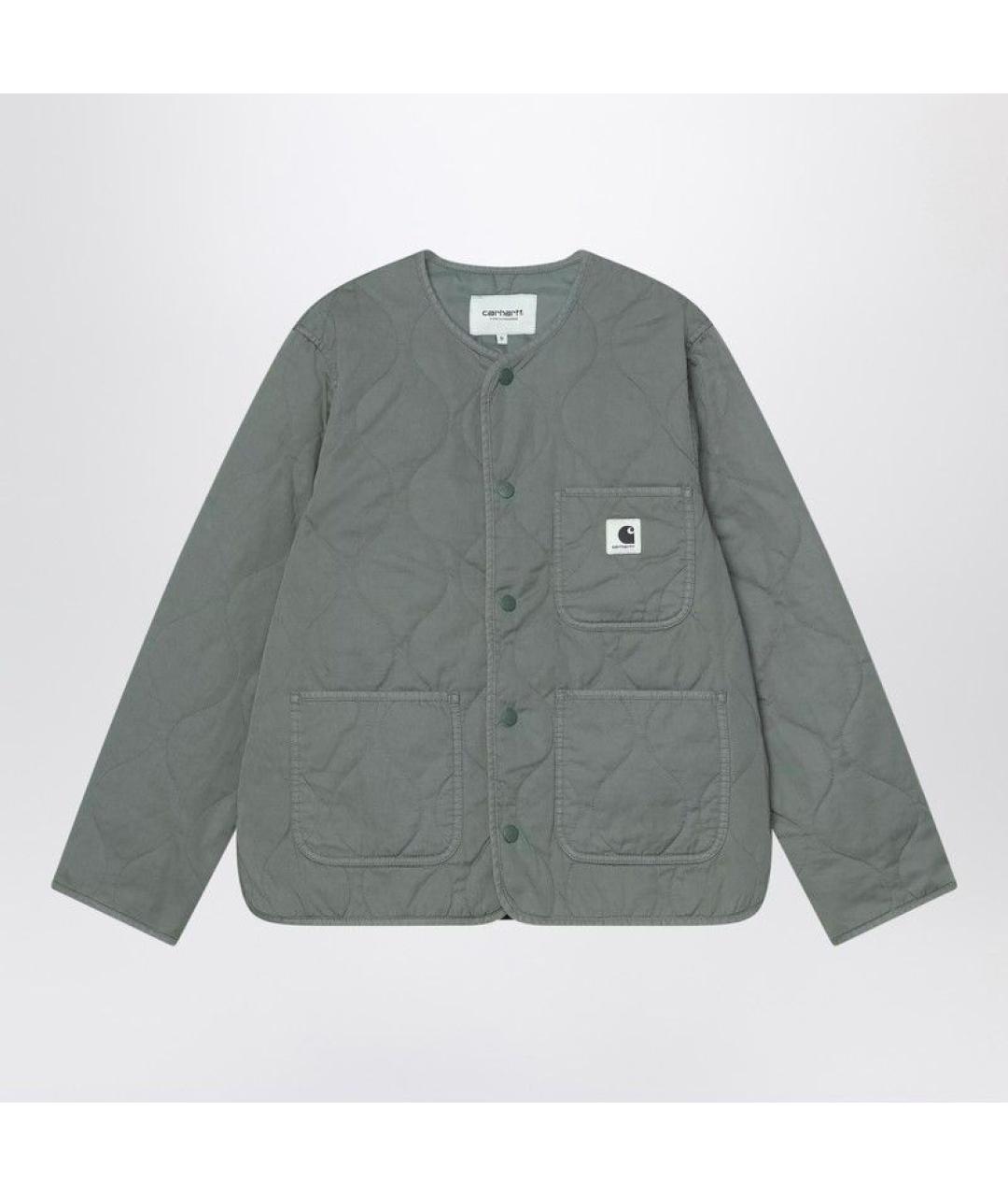 CARHARTT WIP Зеленая полиэстеровая куртка, фото 3