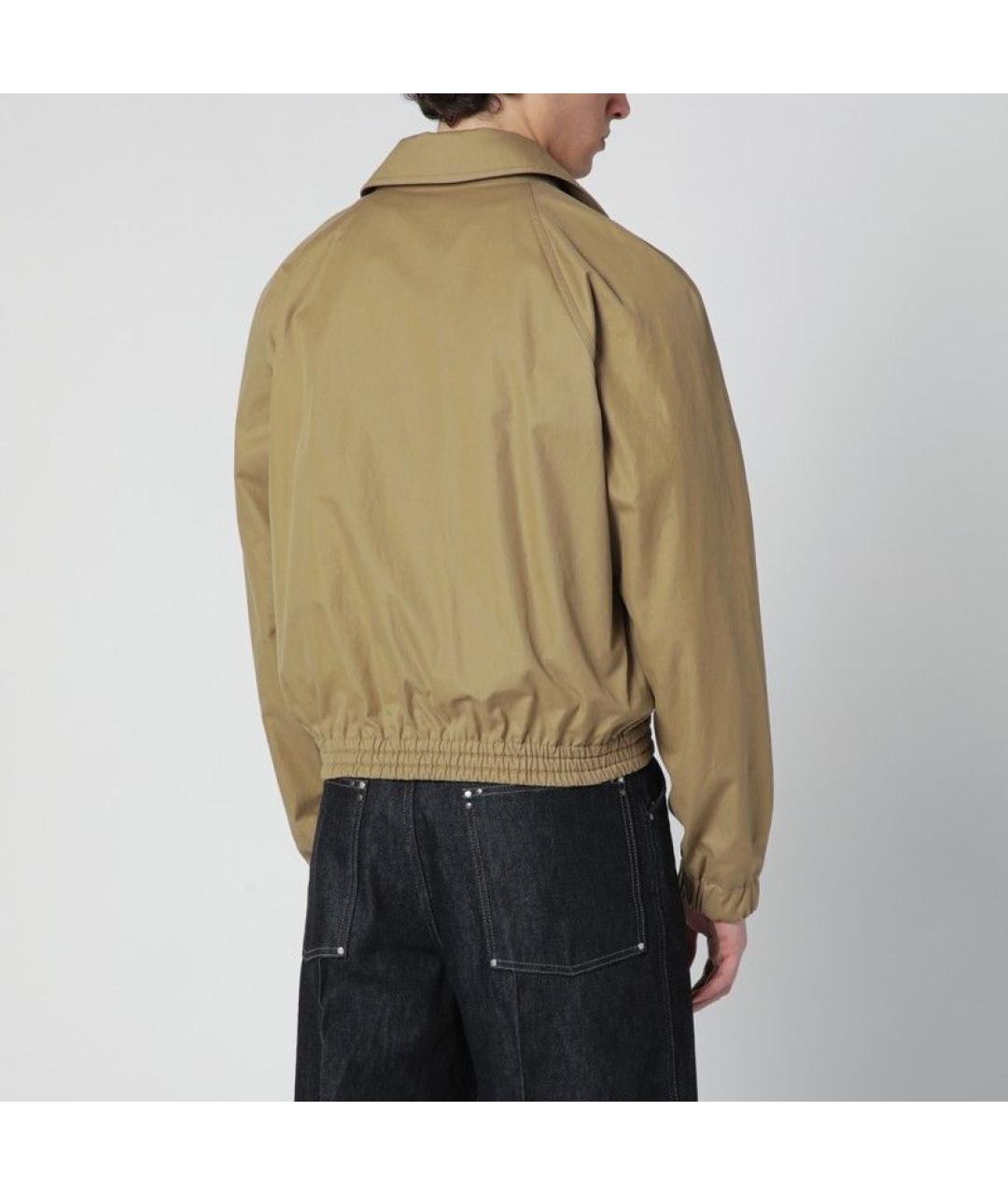 DRIES VAN NOTEN Бежевая хлопковая куртка, фото 2