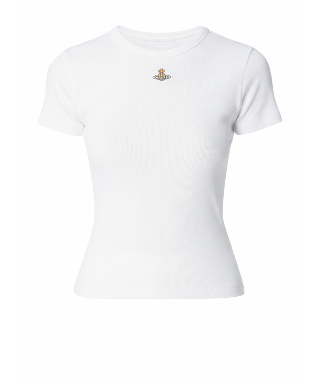 VIVIENNE WESTWOOD Белая хлопковая футболка, фото 1