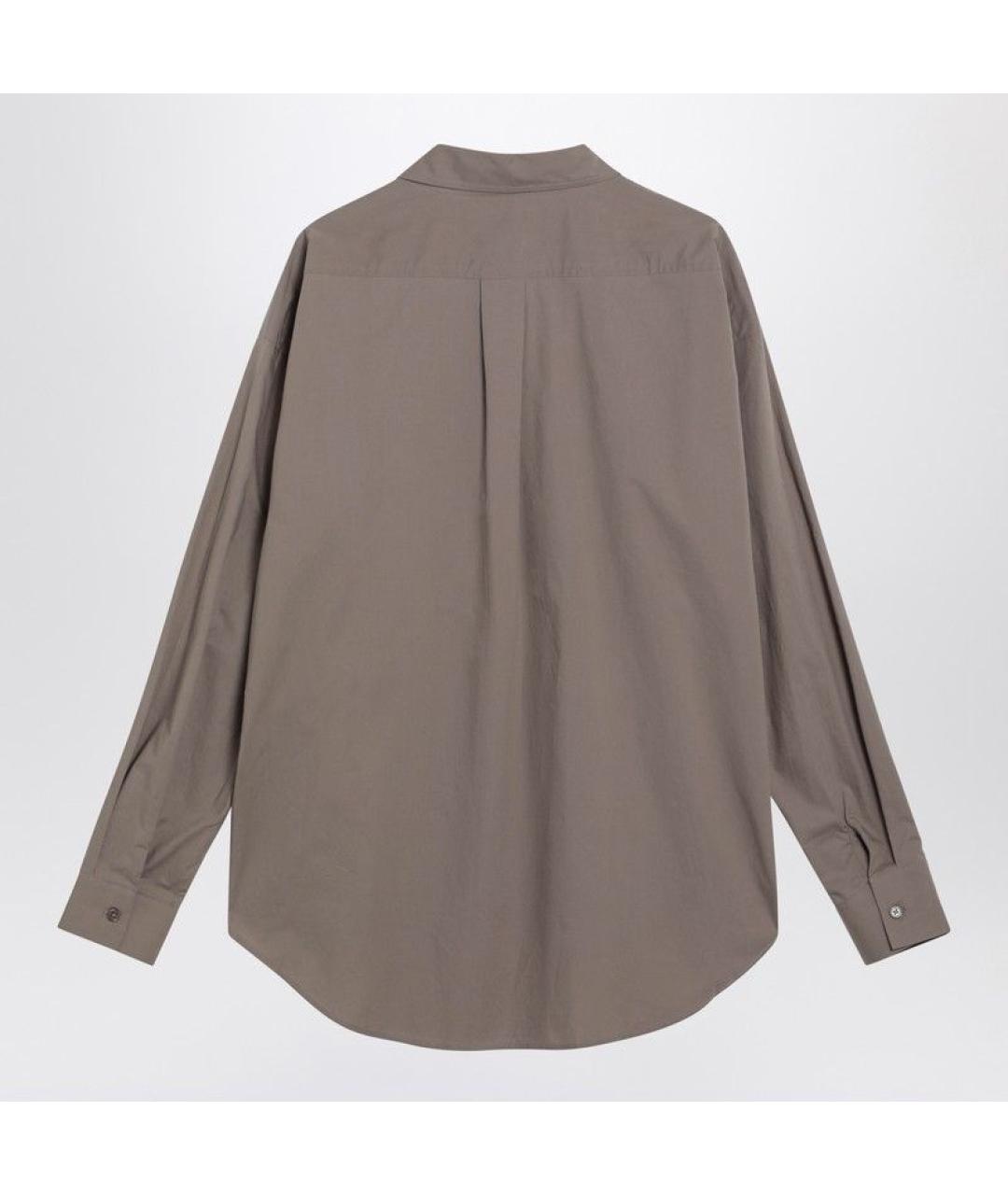 THE FRANKIE SHOP Серая хлопковая рубашка, фото 2