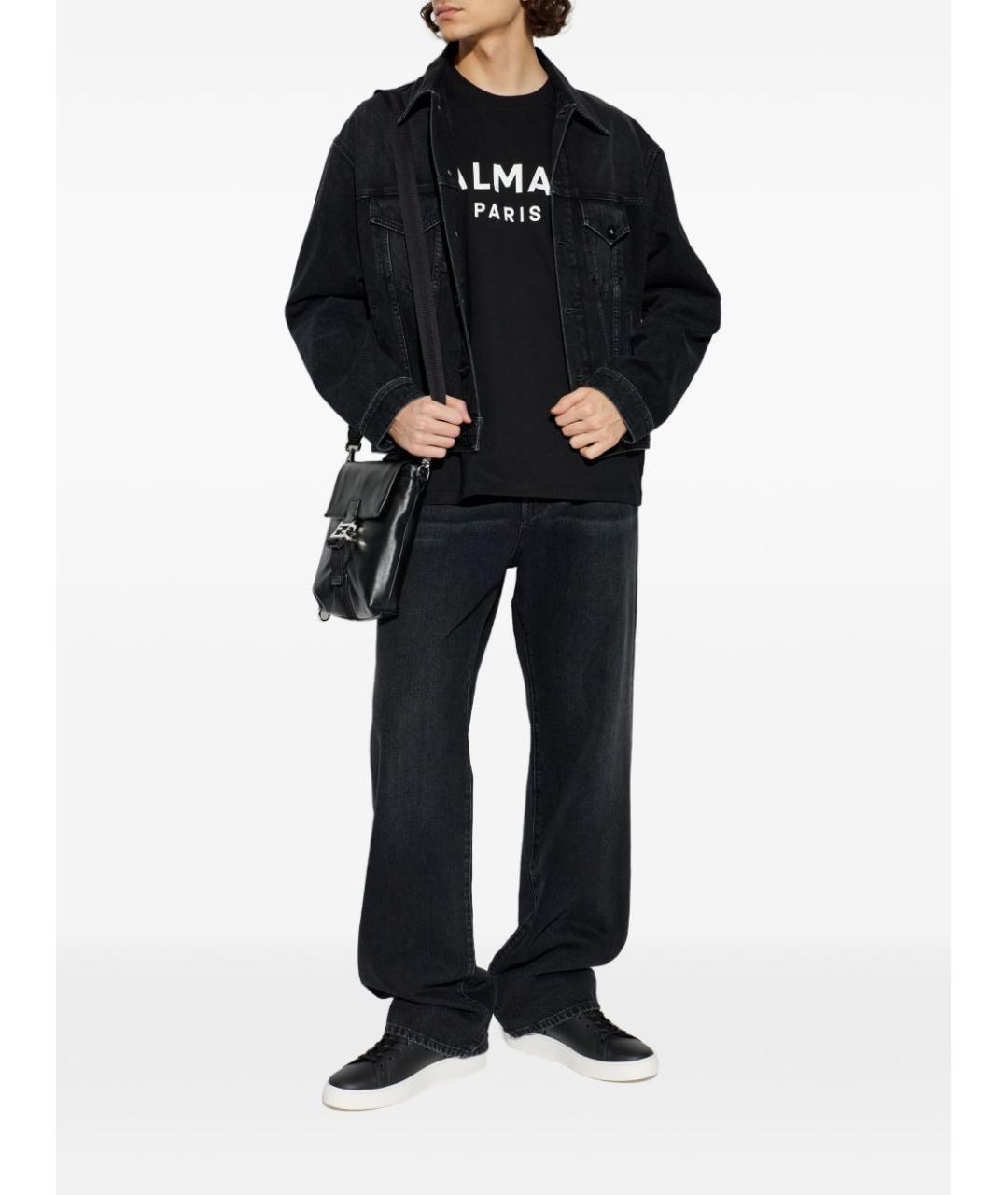 BALMAIN Черная хлопковая куртка, фото 5