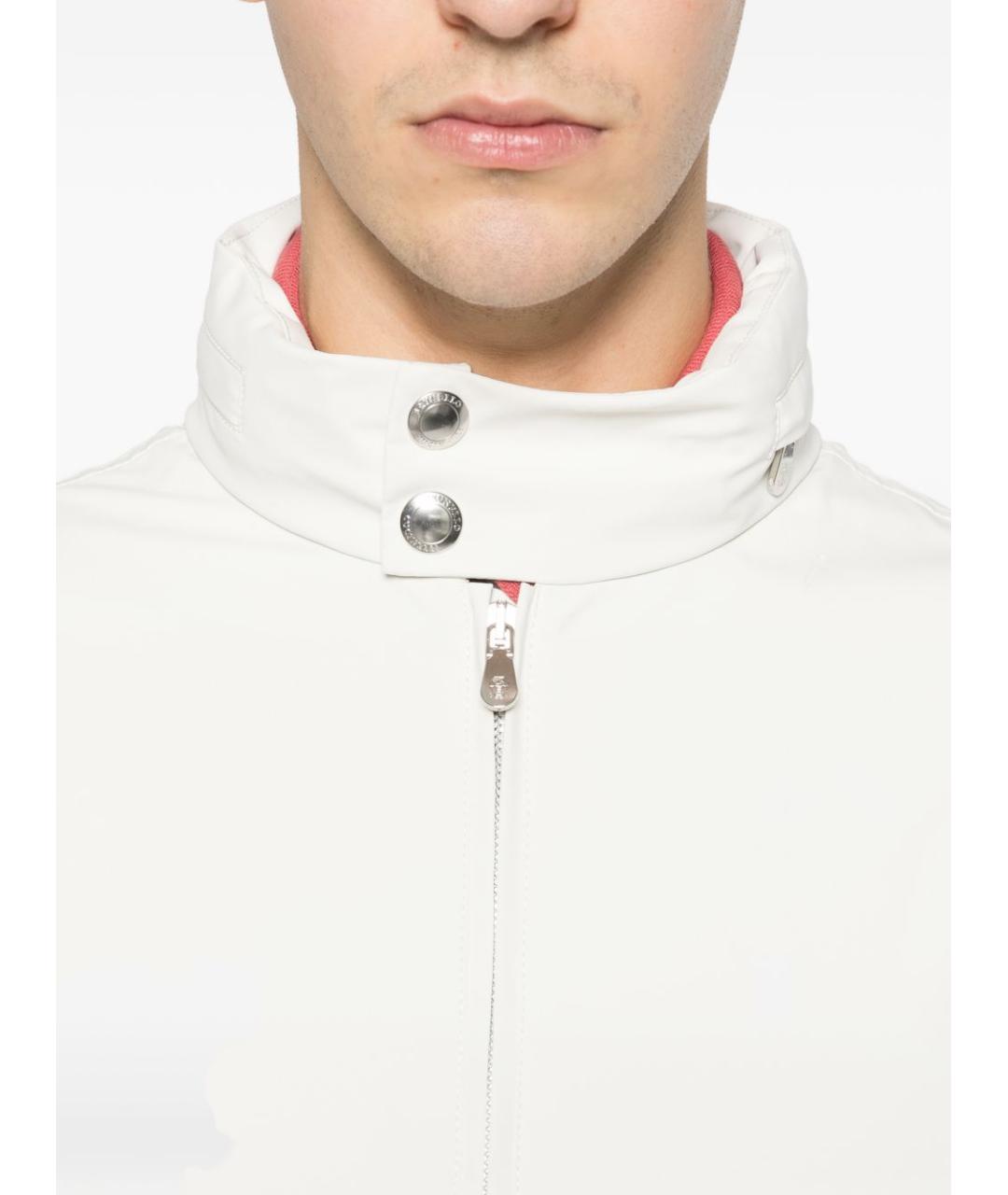 BRUNELLO CUCINELLI Белая полиэстеровая куртка, фото 2
