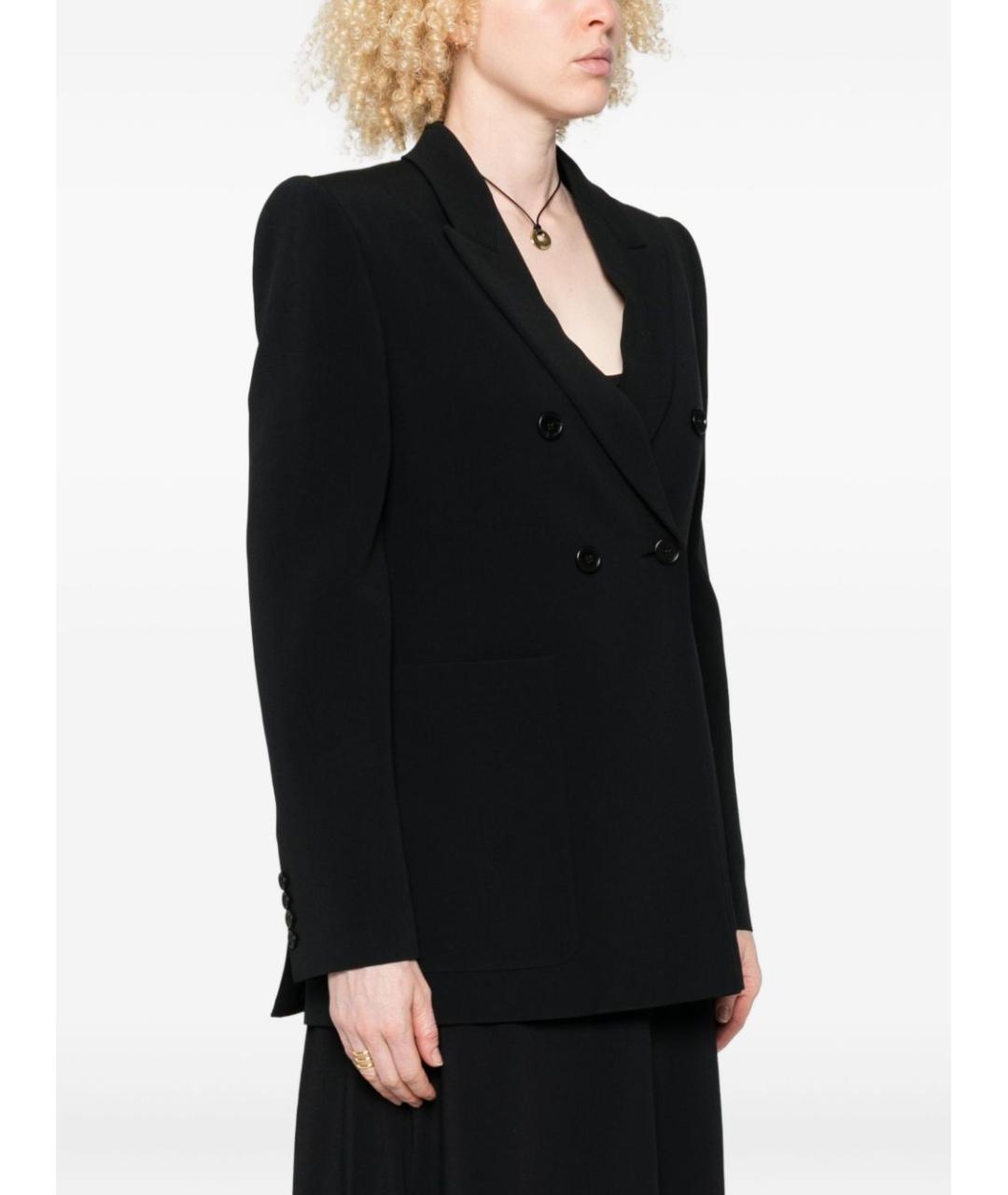 CHLOE Черный шерстяной жакет/пиджак, фото 4