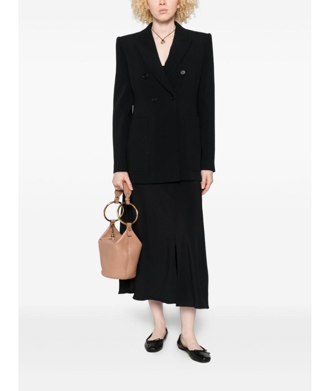 CHLOE Черный шерстяной жакет/пиджак, фото 3