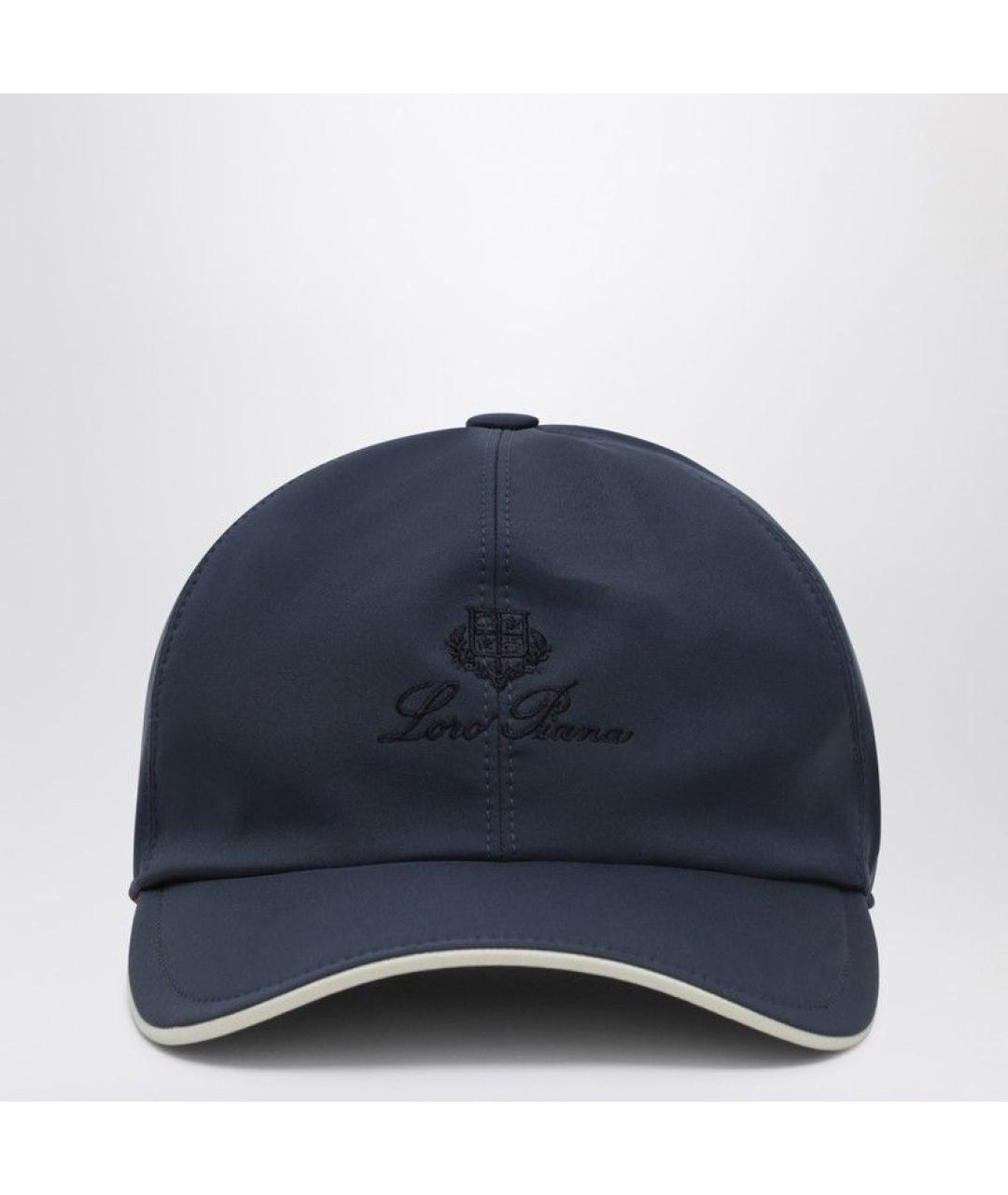 LORO PIANA Синяя кепка/бейсболка, фото 3