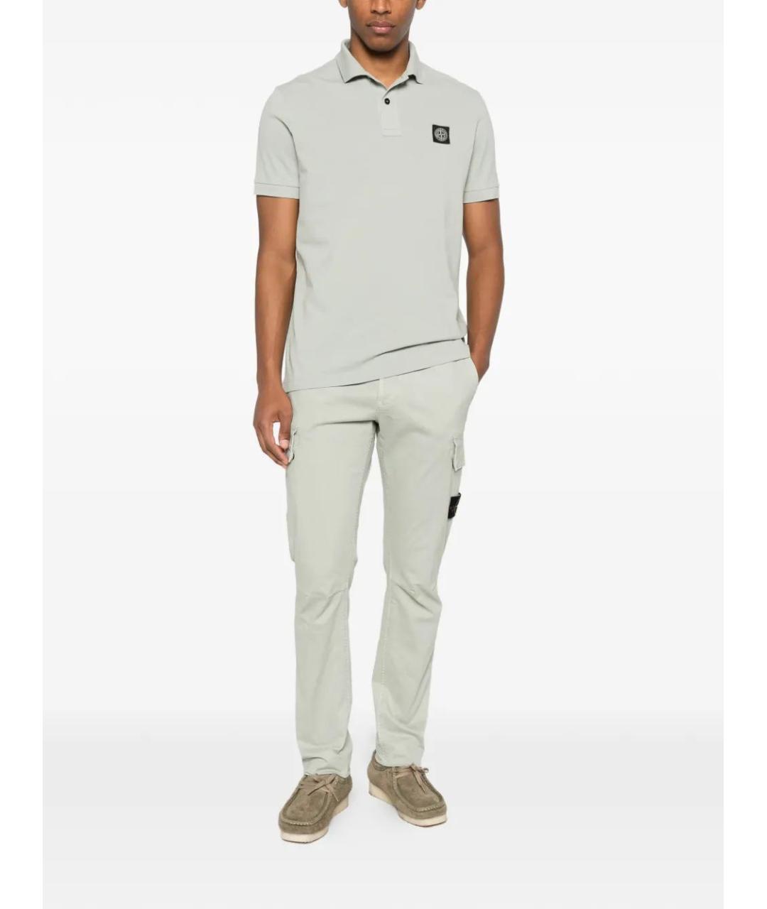 STONE ISLAND Хлопковые повседневные брюки, фото 2