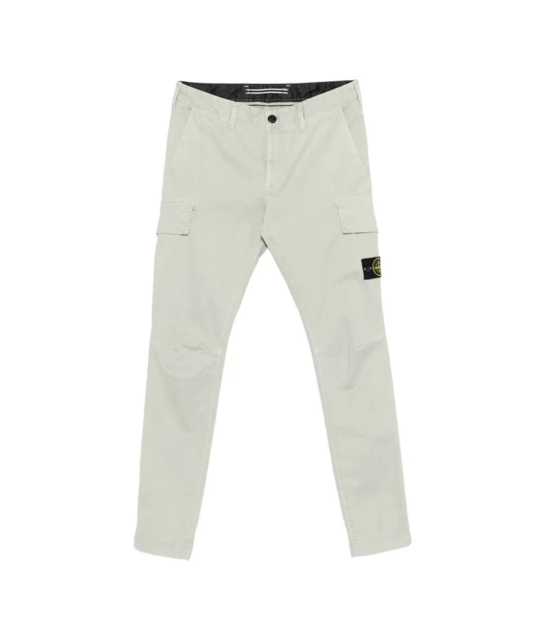 STONE ISLAND Хлопковые повседневные брюки, фото 1
