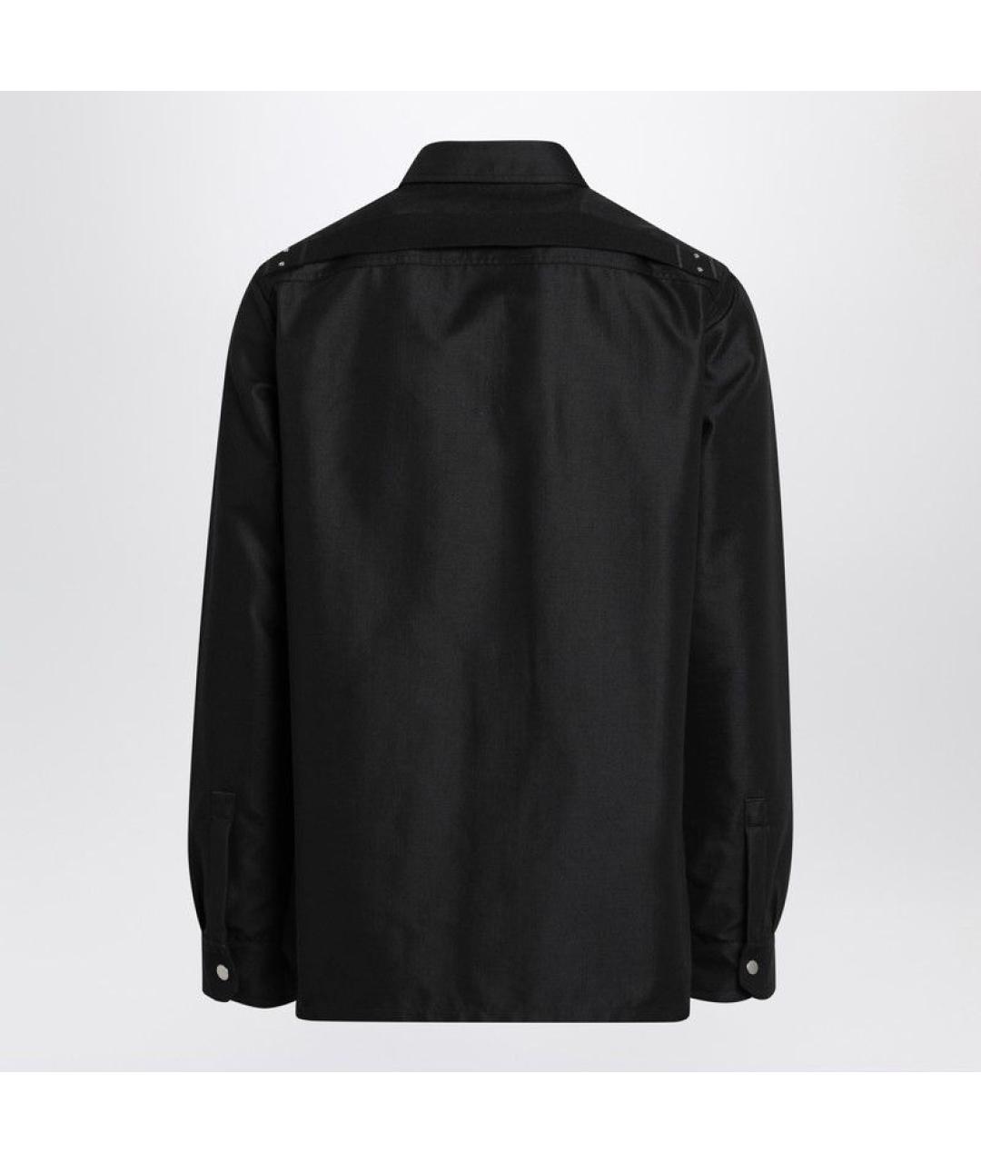 RICK OWENS Черная хлопковая куртка, фото 2