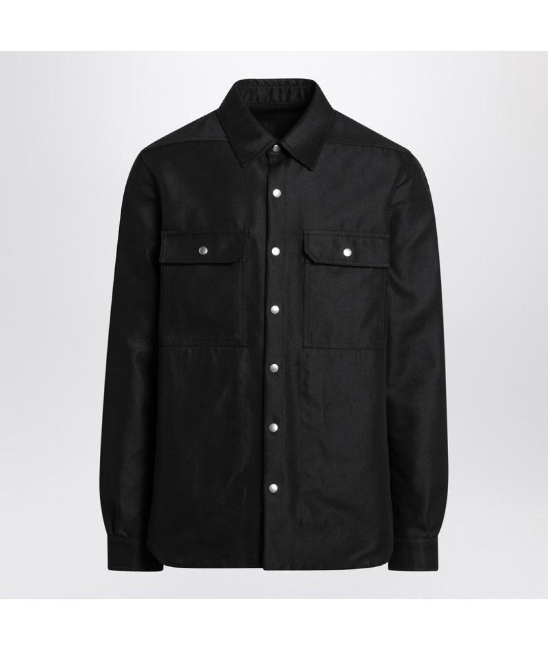 RICK OWENS Черная хлопковая куртка, фото 3