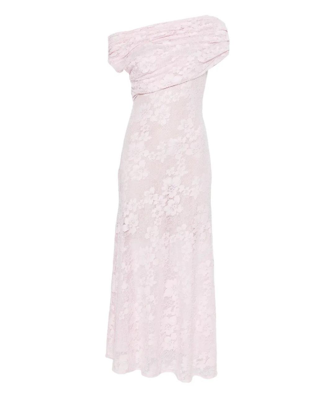 SELF-PORTRAIT Розовое полиамидовое вечернее платье, фото 1