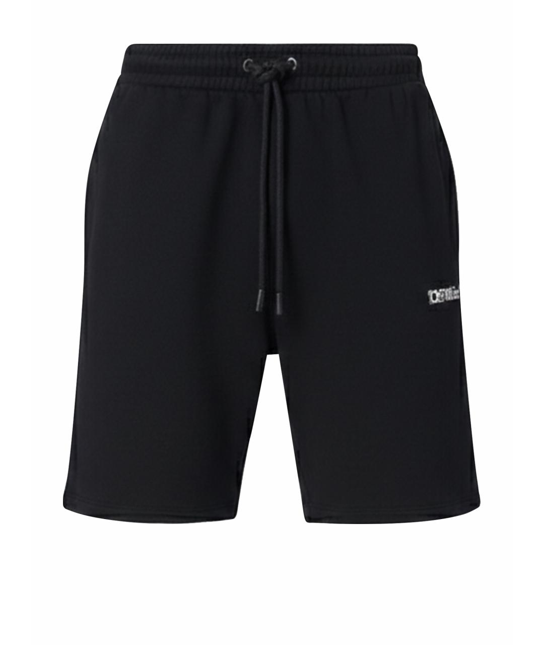 OFF-WHITE Черные хлопковые шорты, фото 1