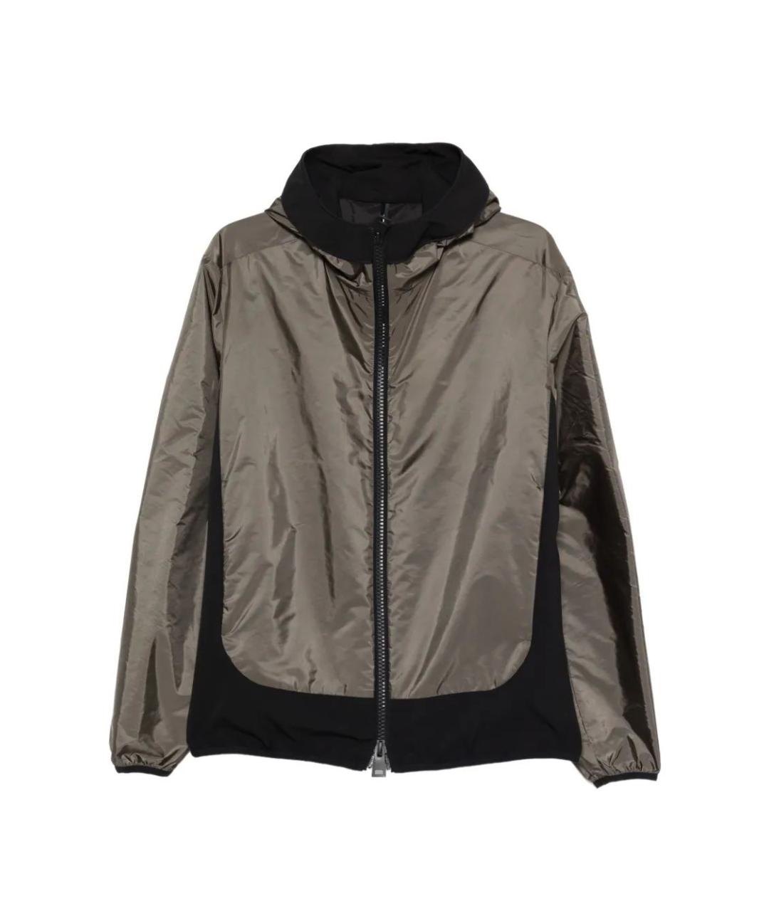 MONCLER Серая полиамидовая куртка, фото 1