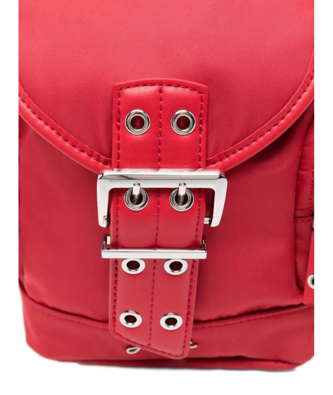 GANNI Красный синтетический рюкзак, фото 4