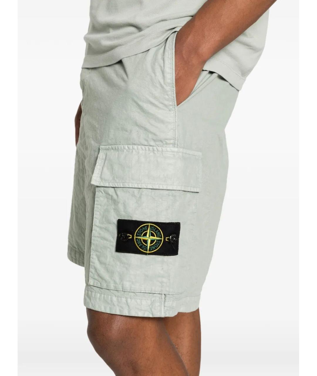 STONE ISLAND Полиамидовые шорты, фото 5