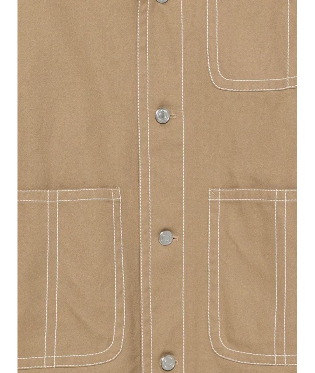 Ami Paris Бежевая хлопковая куртка, фото 3