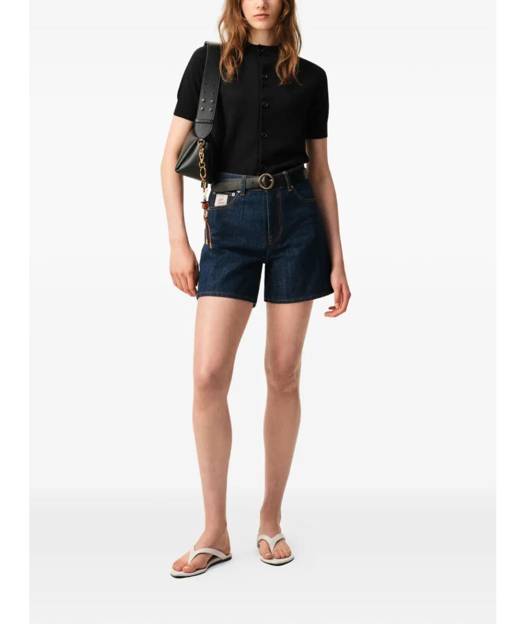 Ami Paris Черный шерстяной кардиган, фото 2