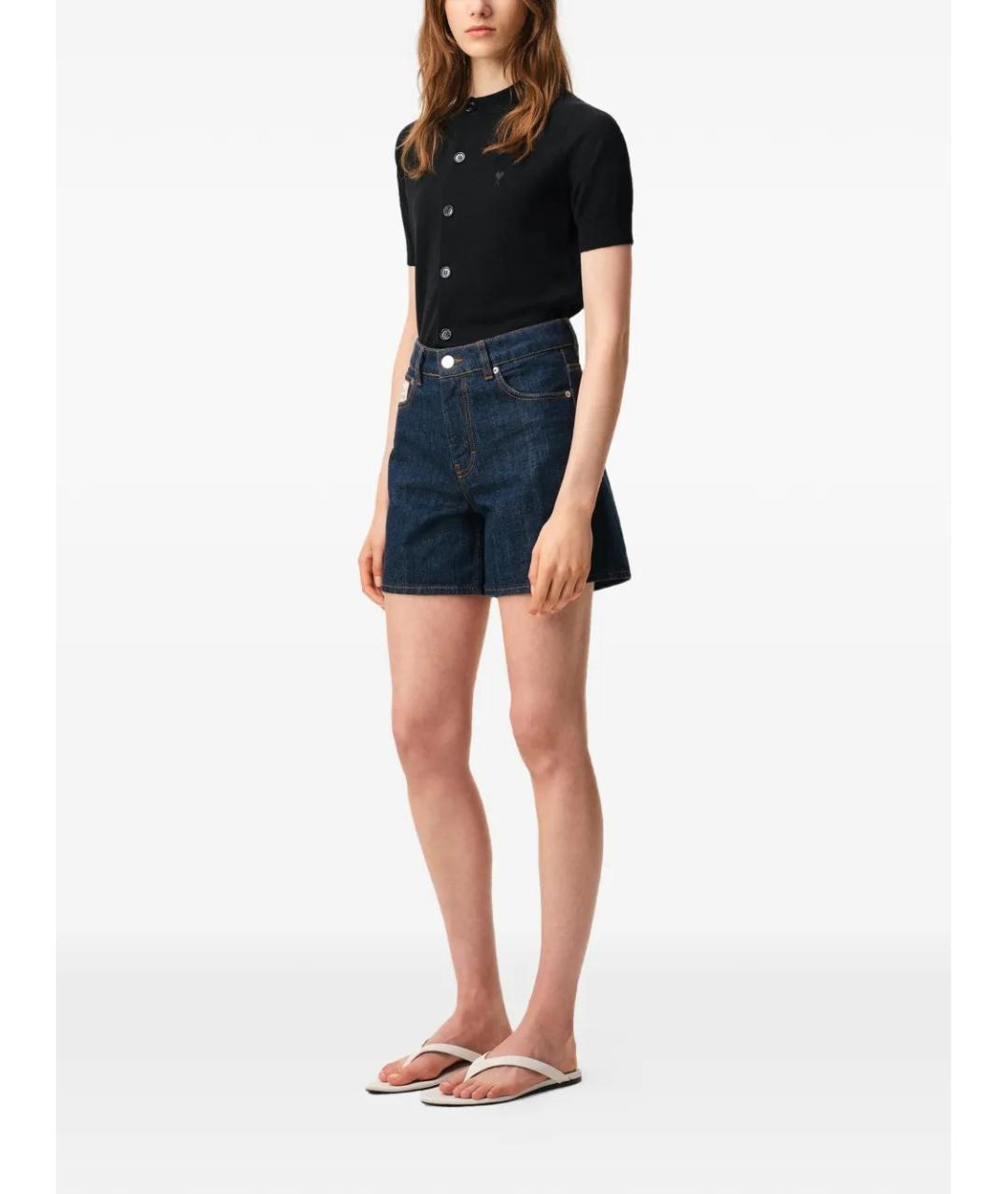 Ami Paris Черный шерстяной кардиган, фото 3