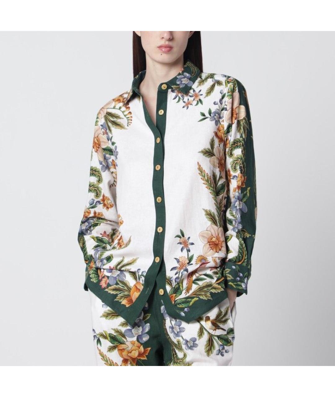 FARM RIO Мульти льняная рубашка, фото 3