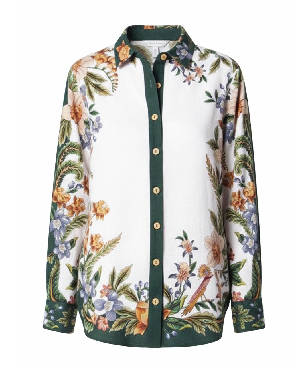 FARM RIO Мульти льняная рубашка, фото 1