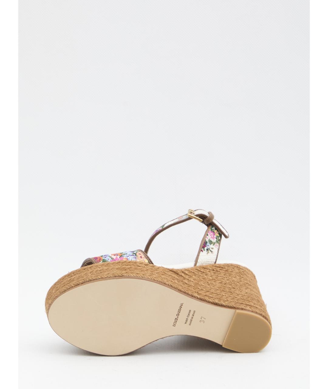 DOLCE&GABBANA Мульти босоножки, фото 4