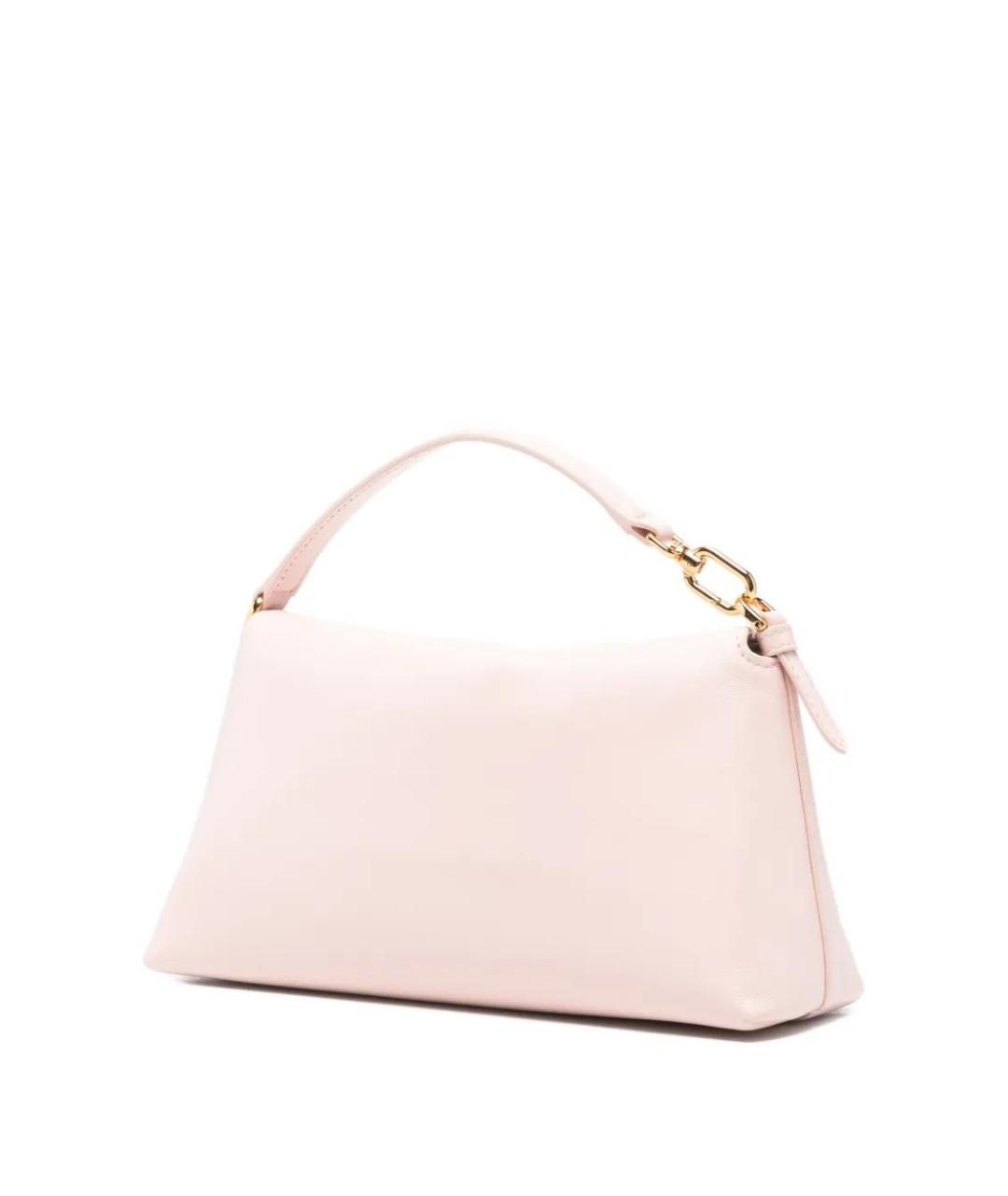 FURLA Розовая кожаная сумка с короткими ручками, фото 3