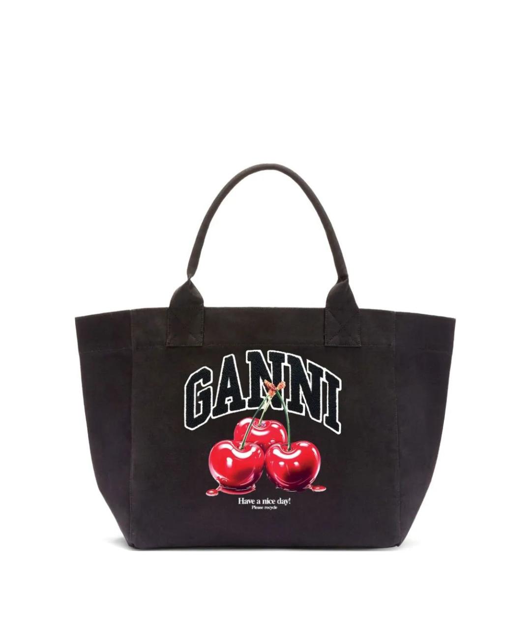 GANNI Хлопковая сумка тоут, фото 1