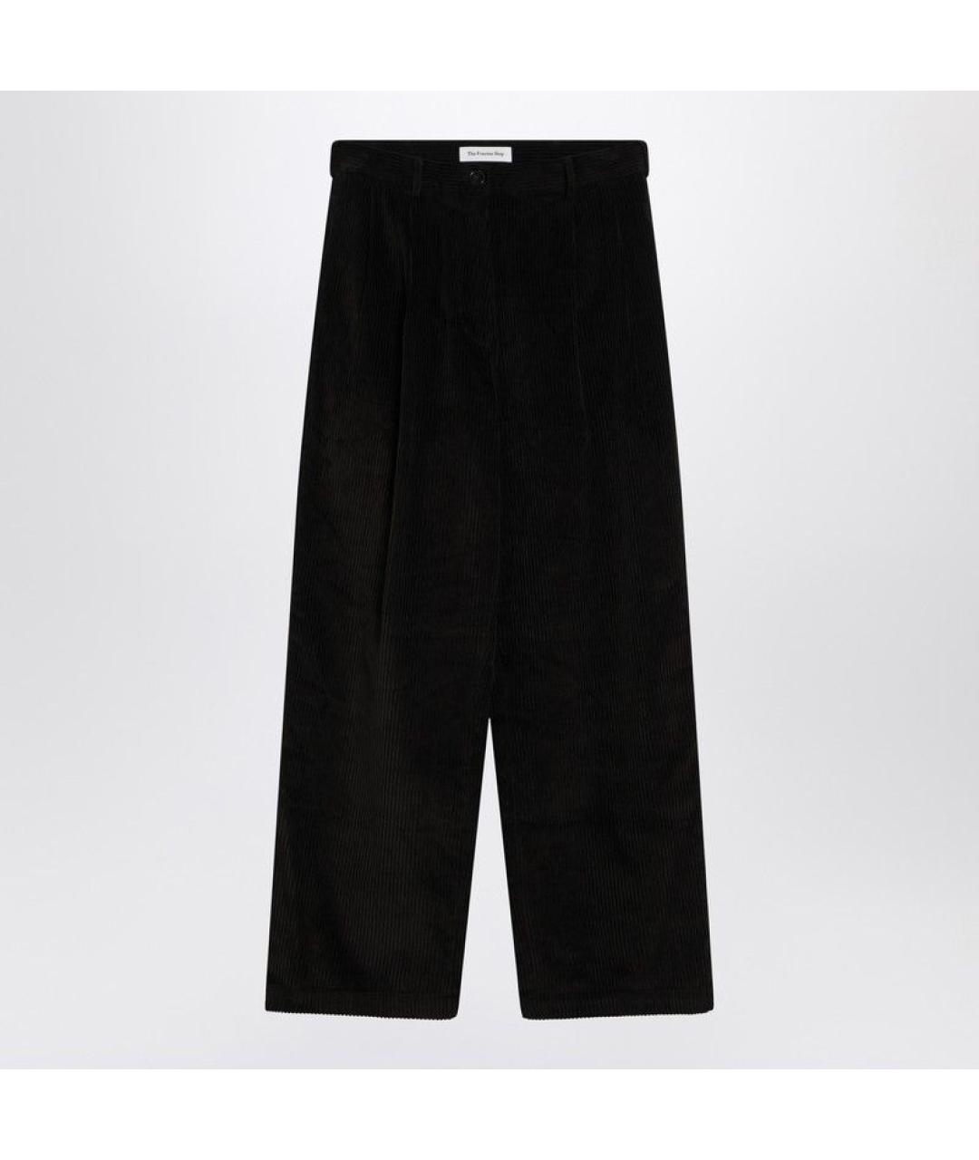 THE FRANKIE SHOP Коричневые полиэстеровые прямые брюки, фото 3