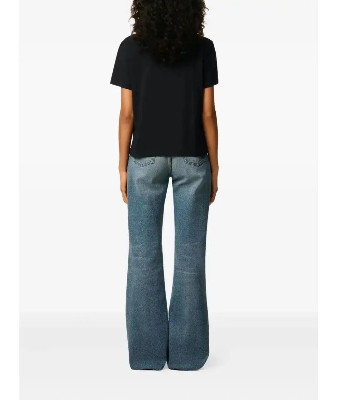 Ami Paris Черная хлопковая футболка, фото 5