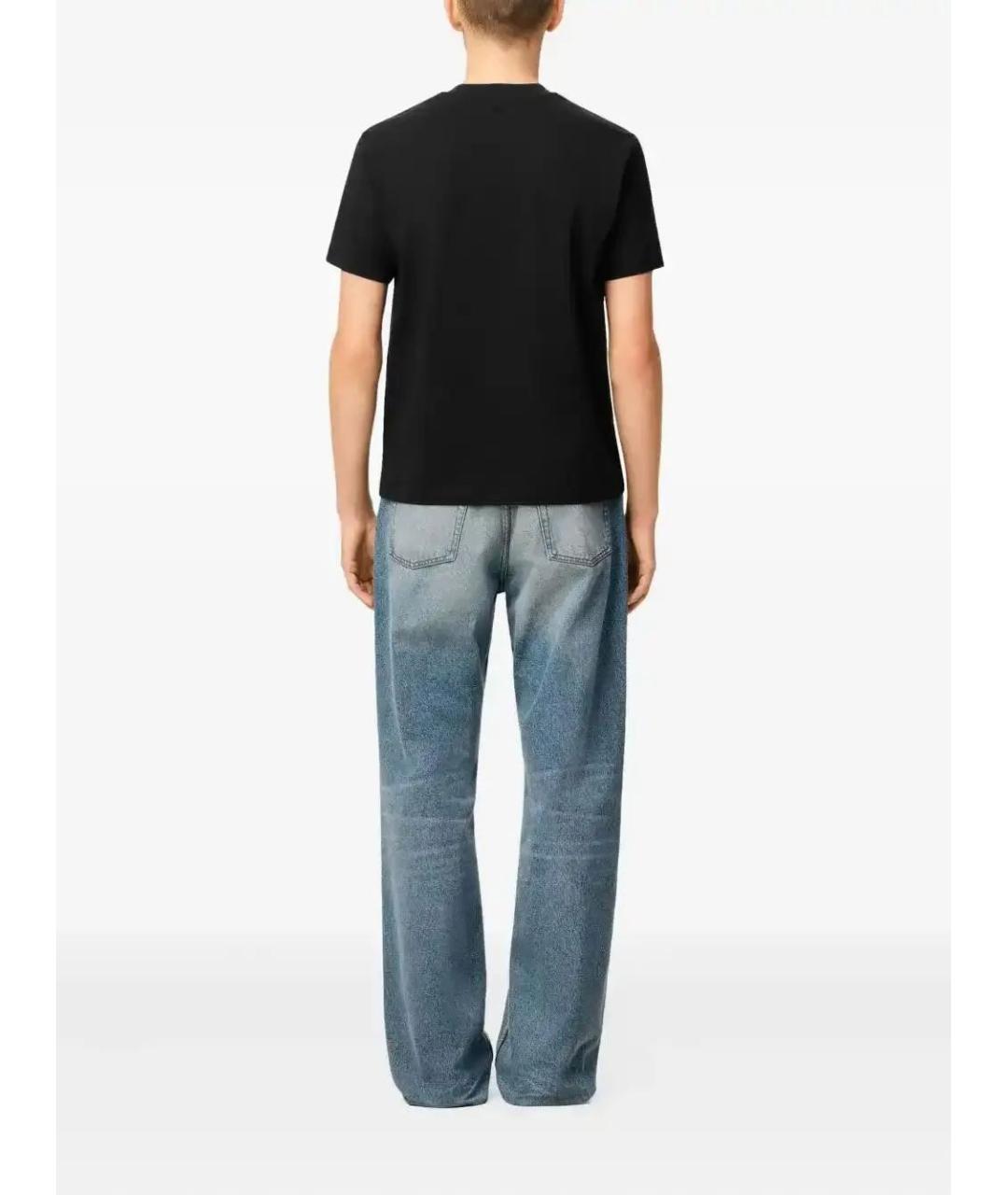 Ami Paris Черная хлопковая футболка, фото 4