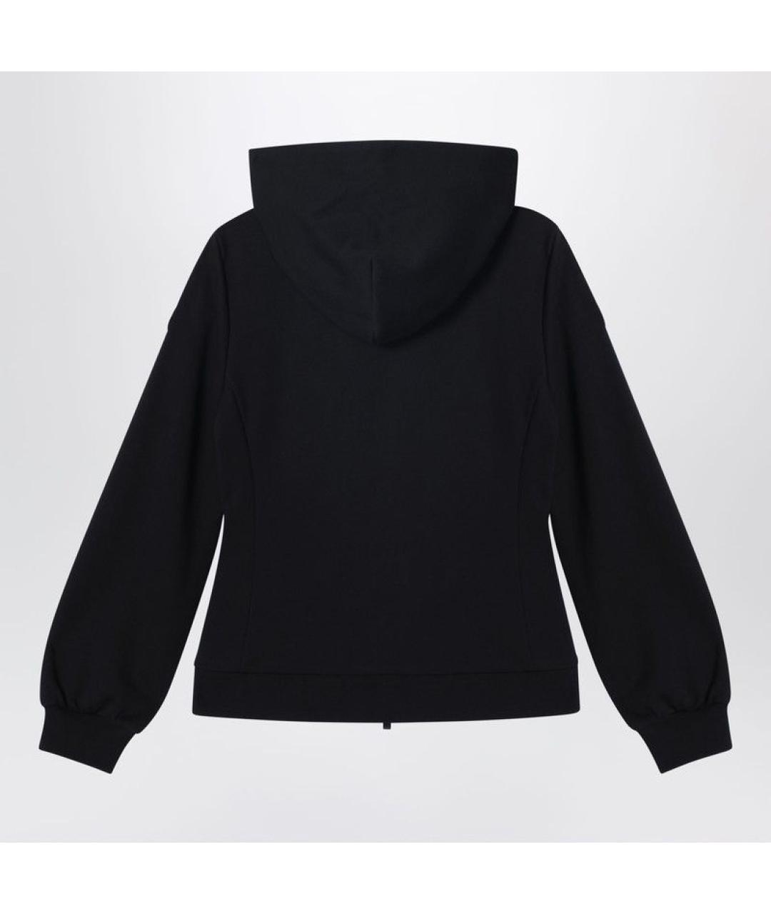 MONCLER Черный полиэстеровый кардиган, фото 2