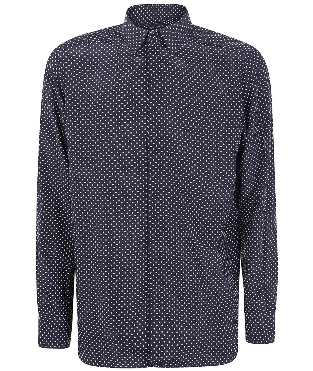 TOM FORD Черная шелковая кэжуал рубашка, фото 1