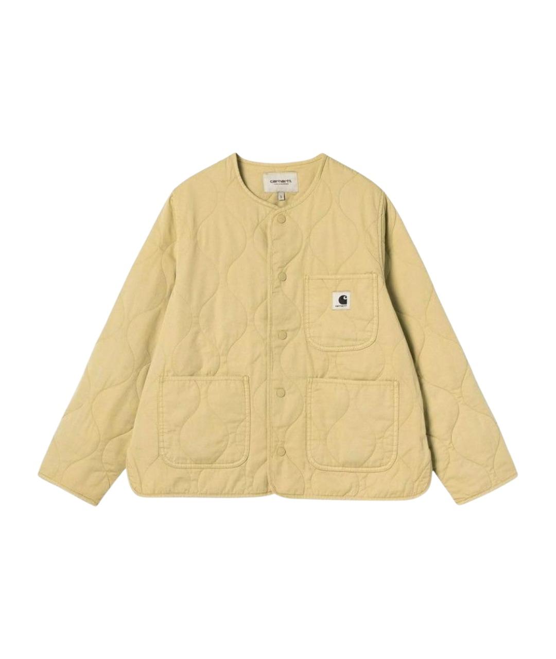 CARHARTT WIP Желтая полиэстеровая куртка, фото 1