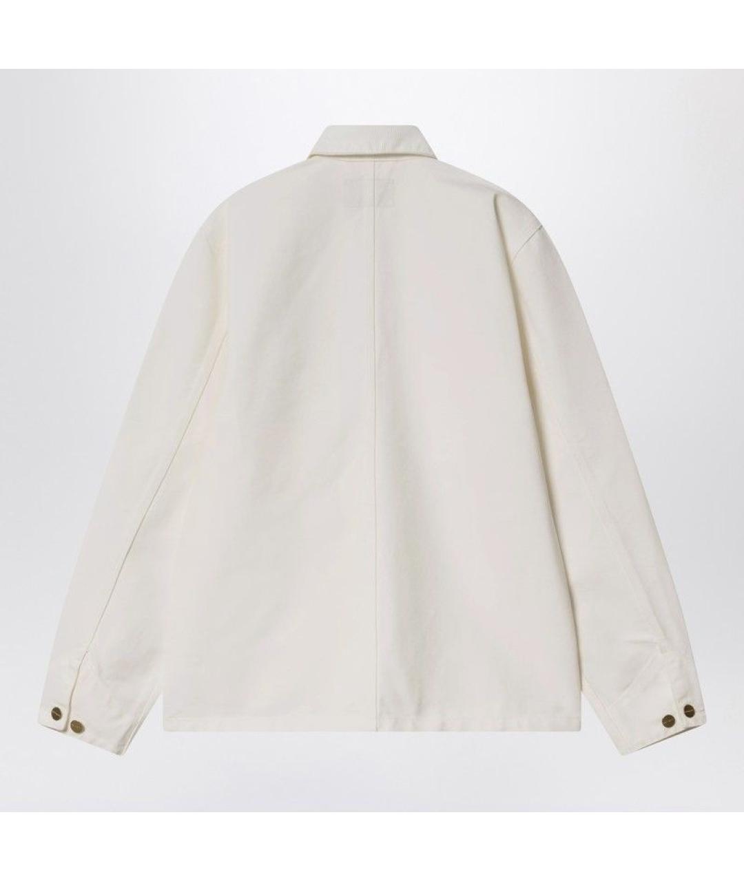 CARHARTT WIP Белая хлопковая куртка, фото 2