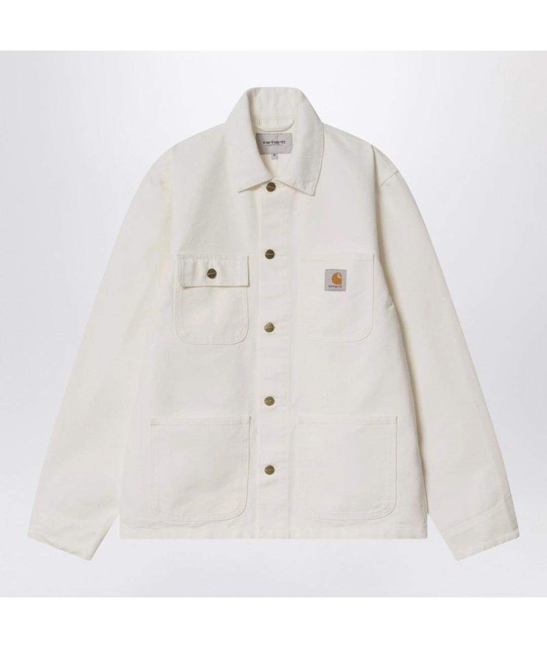 CARHARTT WIP Белая хлопковая куртка, фото 3