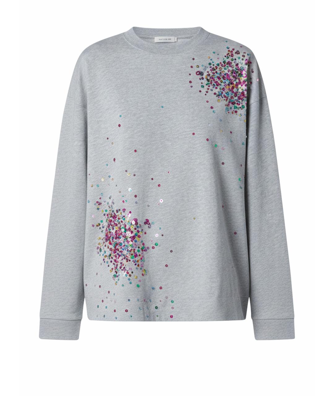 DRIES VAN NOTEN Серый хлопковый джемпер / свитер, фото 1