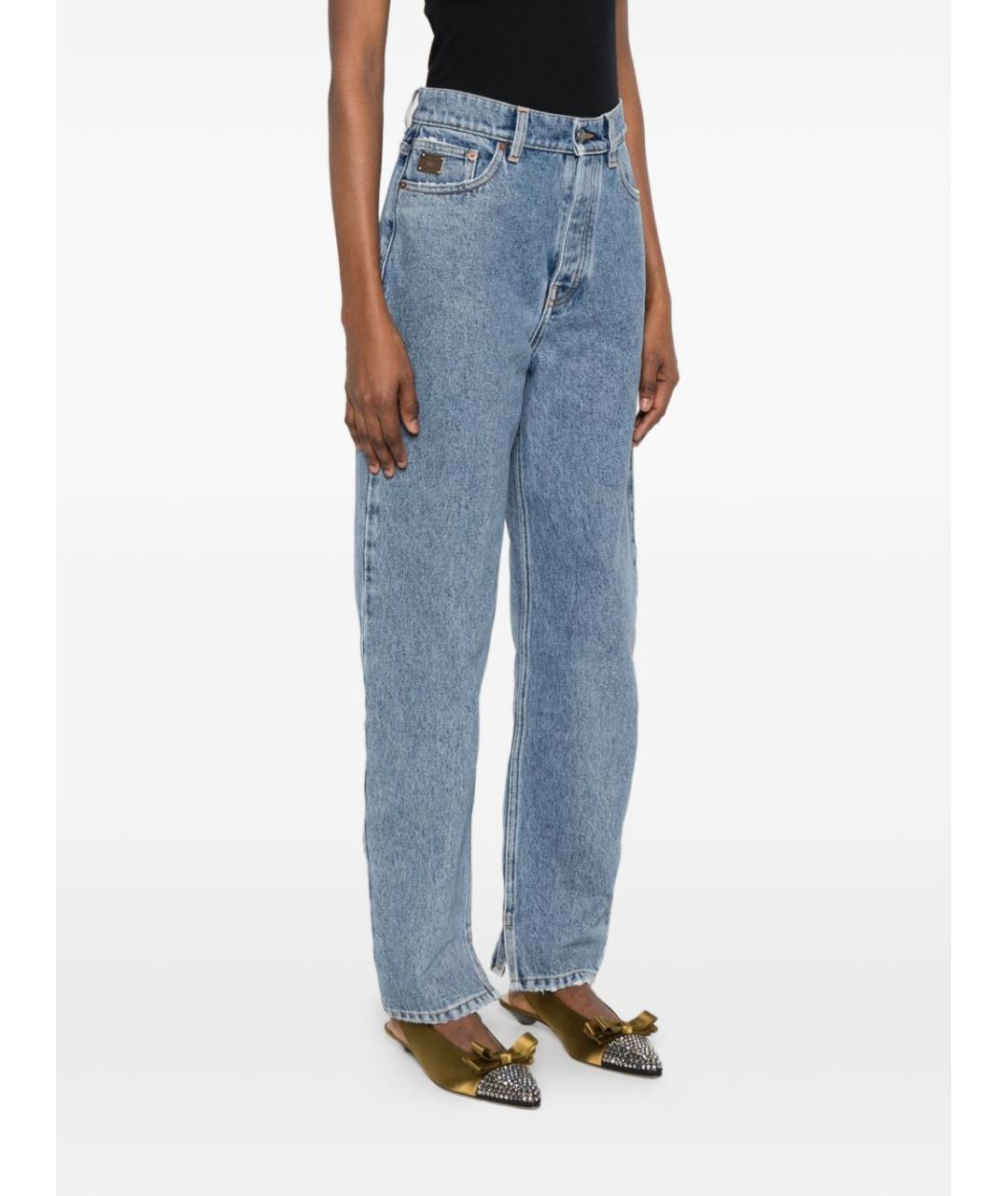 CHLOE Синие хлопковые прямые джинсы, фото 3