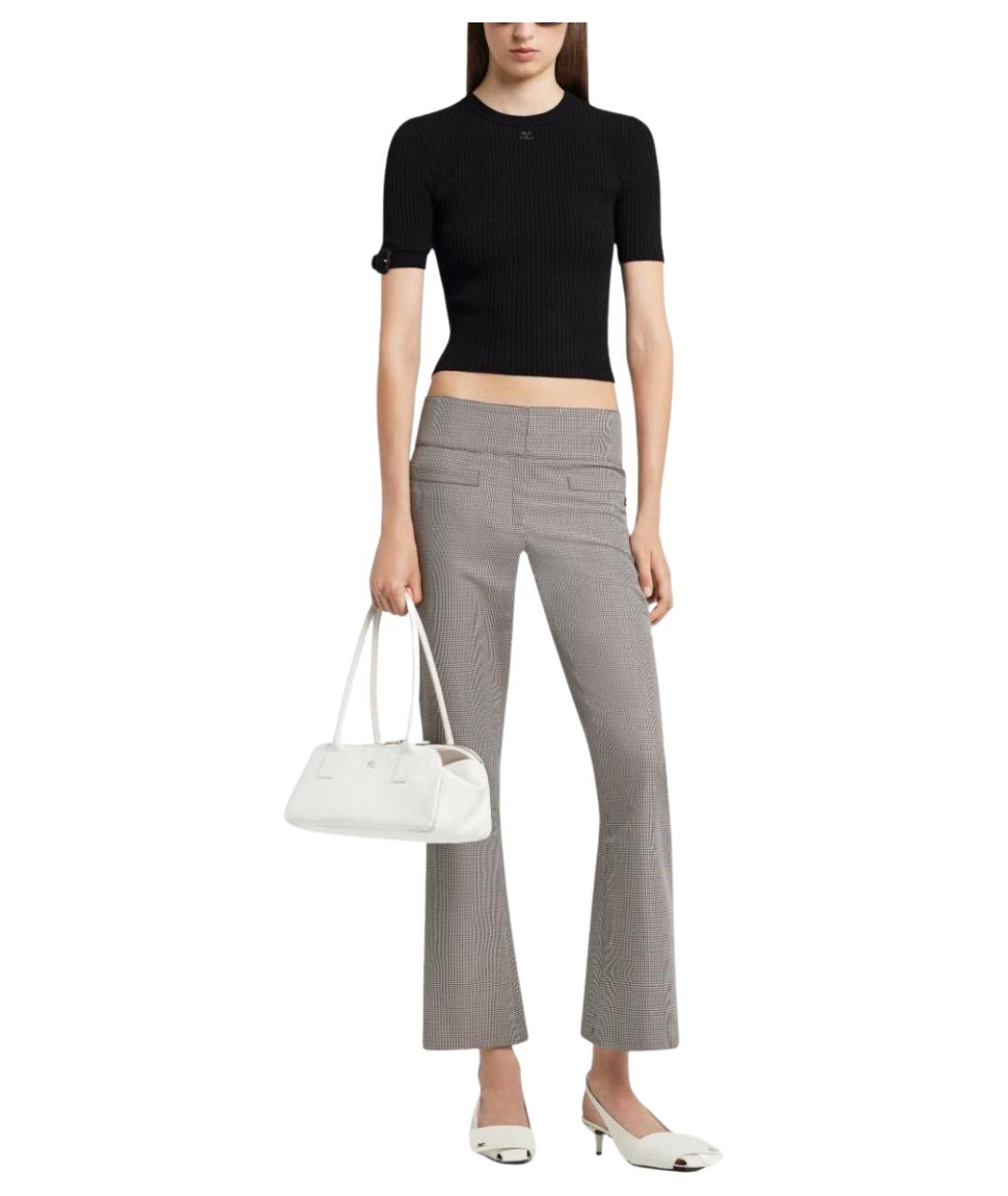 COURREGES Черная футболка, фото 3
