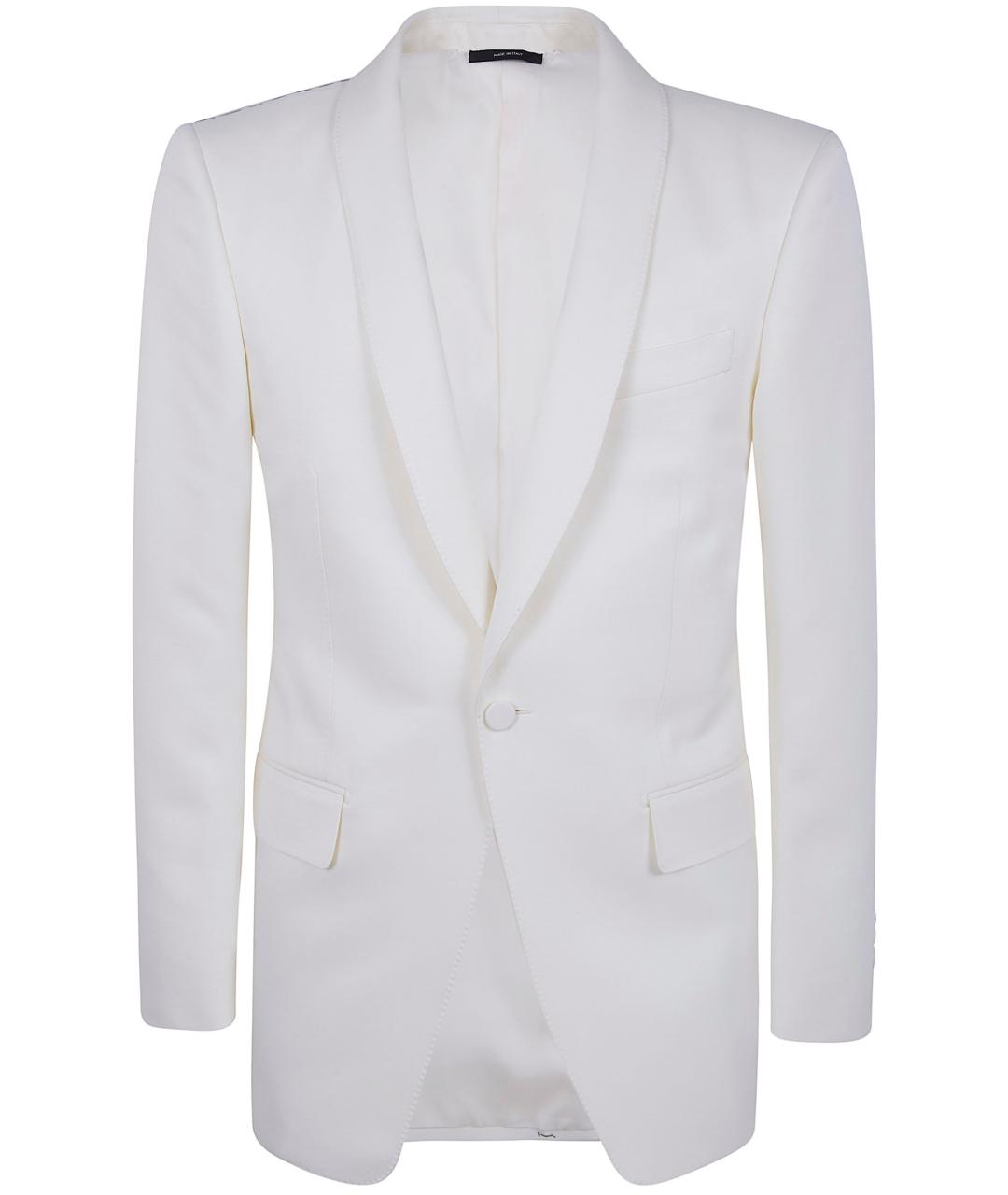 TOM FORD Белый шерстяной пиджак, фото 1