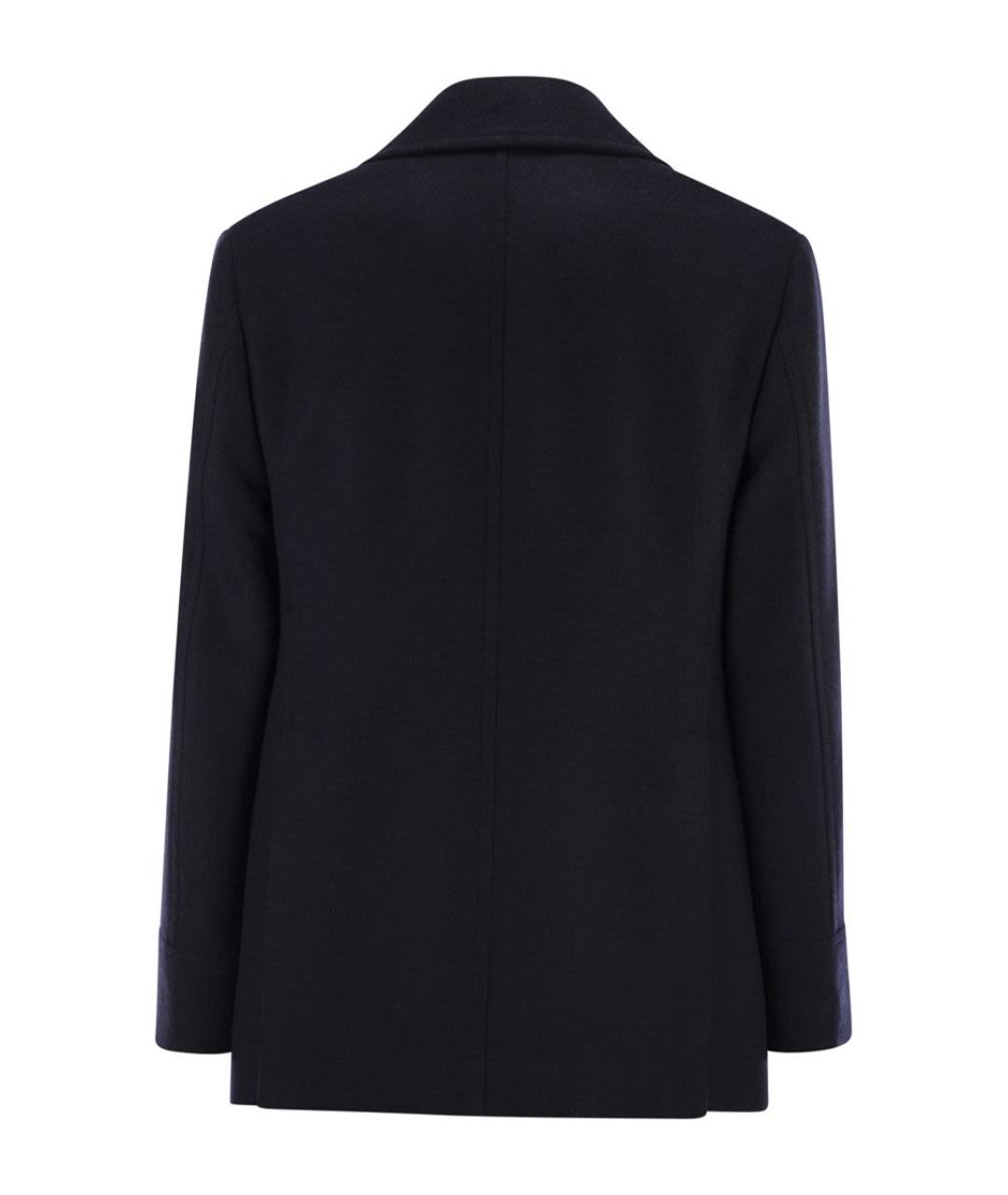 BRUNELLO CUCINELLI Темно-синее шерстяное пальто, фото 2