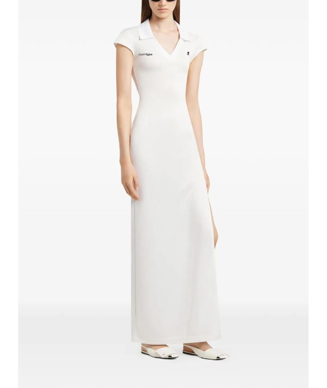 COURREGES Белое повседневное платье, фото 2