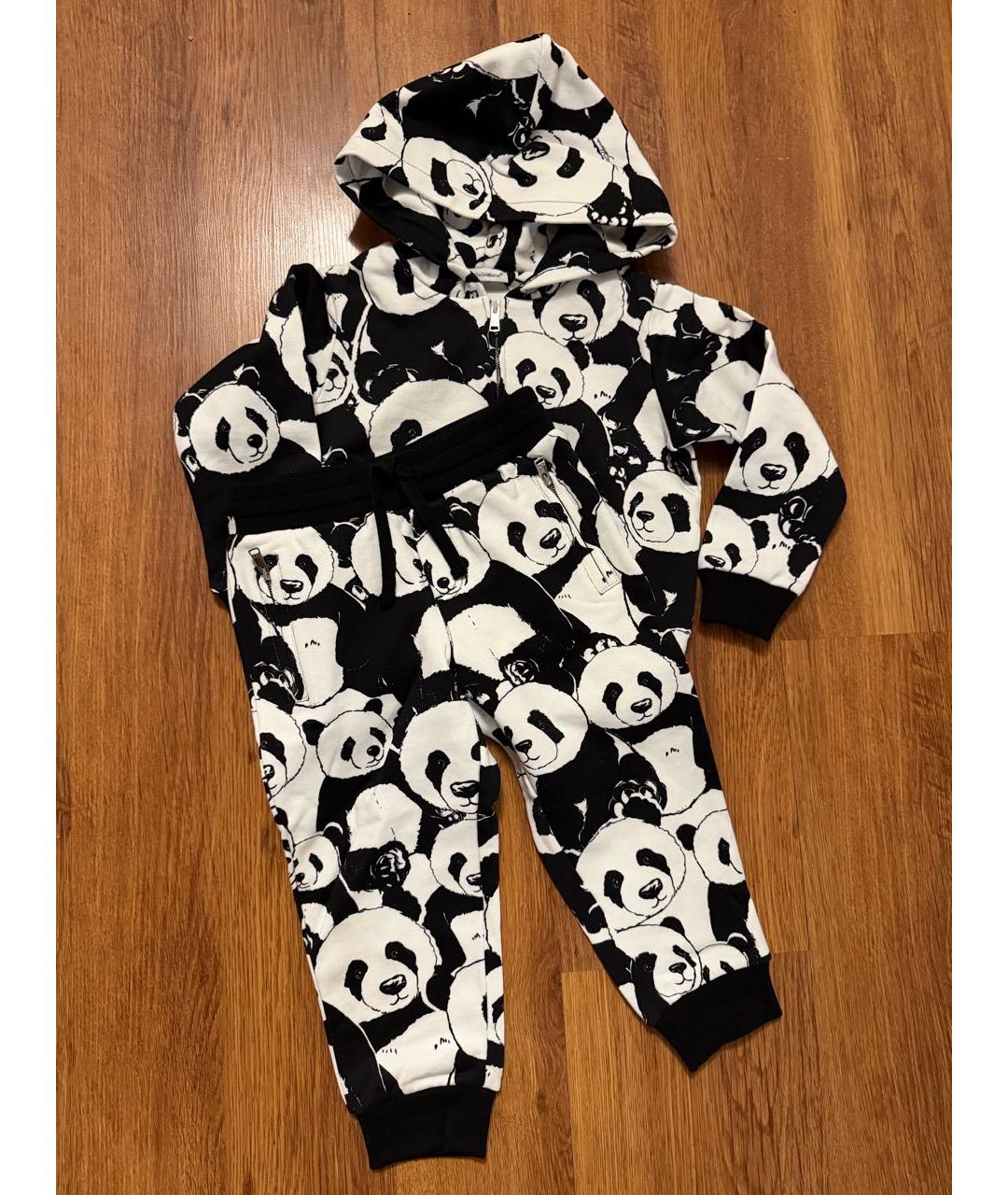 DOLCE&GABBANA Черный хлопковый комплект, фото 2