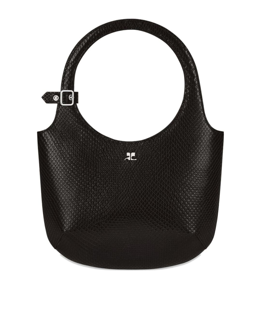 COURREGES Черная сумка с короткими ручками, фото 1