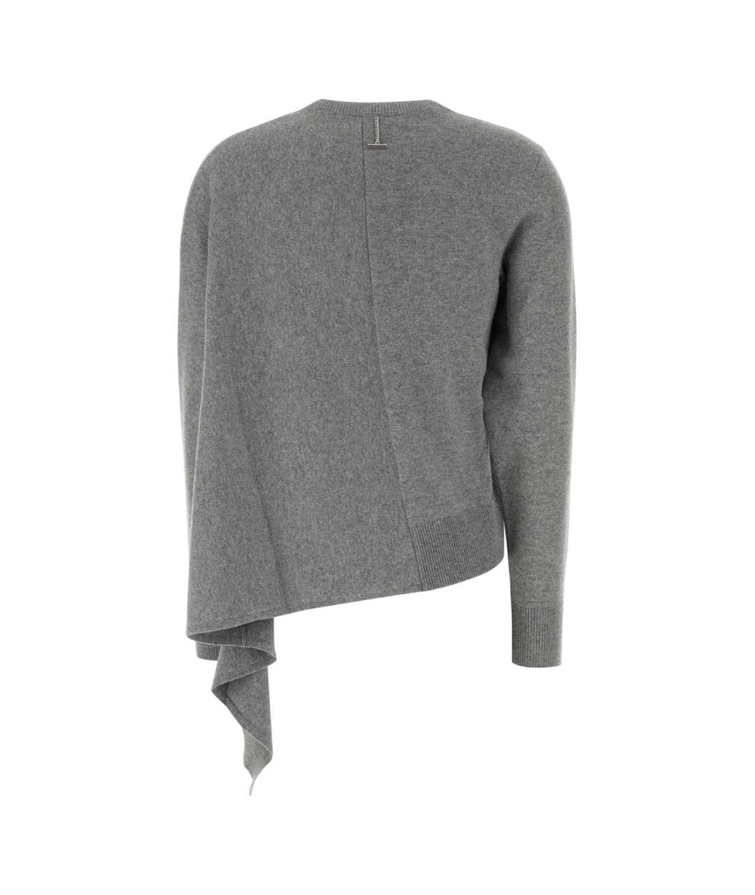 ALEXANDER MCQUEEN Серый кашемировый джемпер / свитер, фото 2