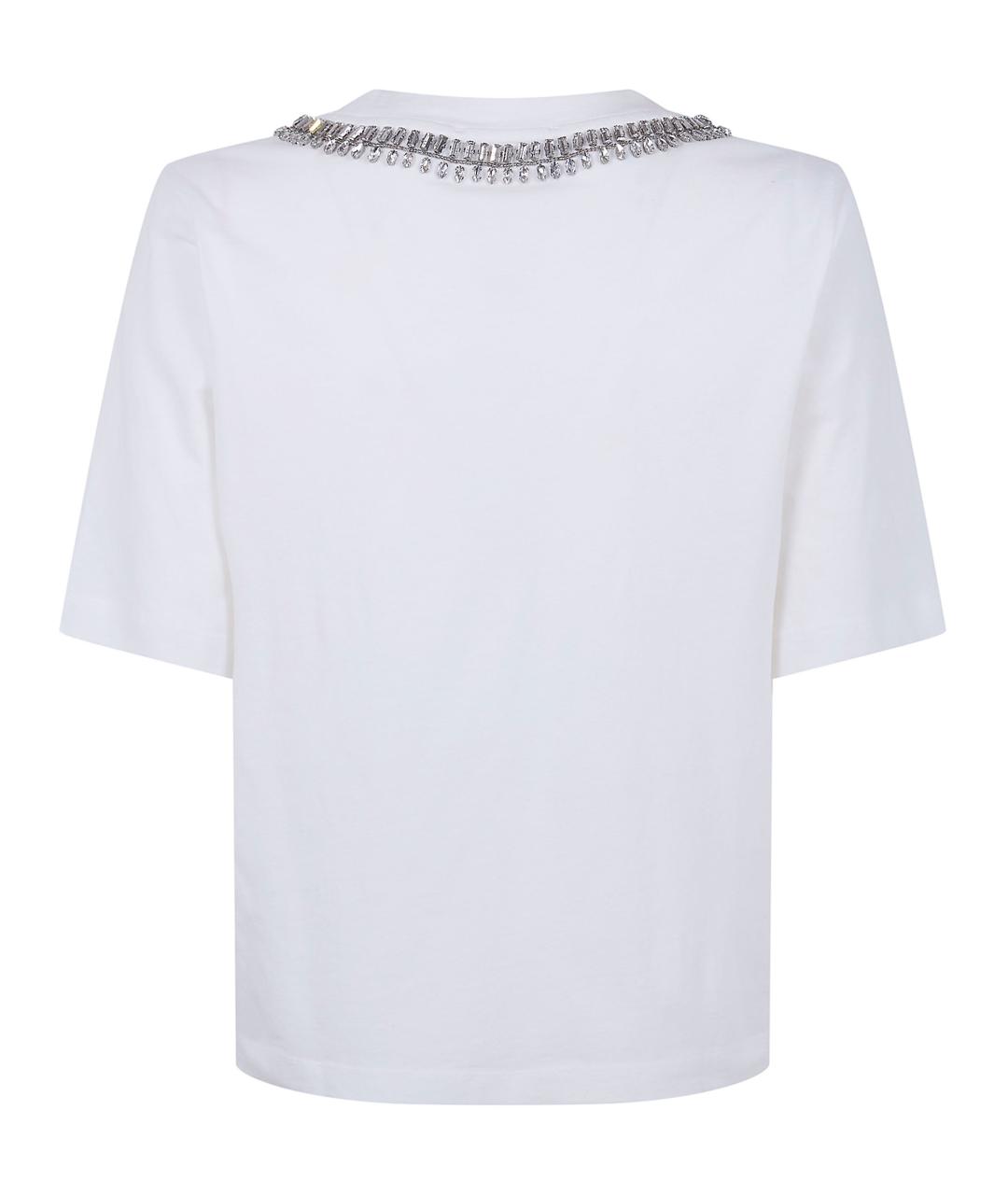 SEVENTY Белая хлопковая футболка, фото 2