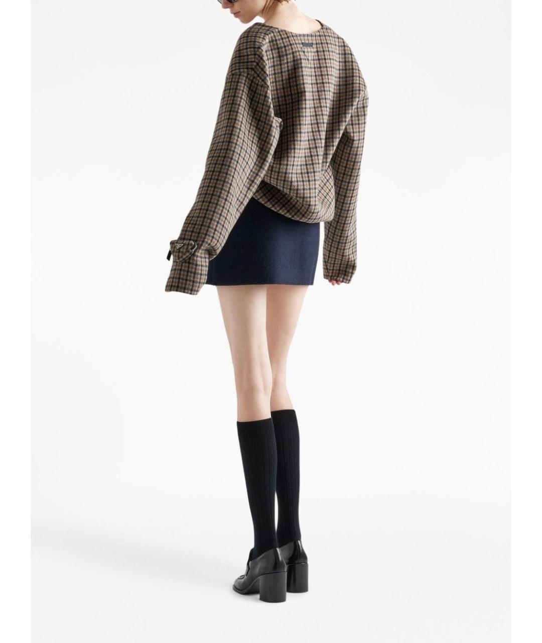 PRADA Мульти шерстяной джемпер / свитер, фото 5