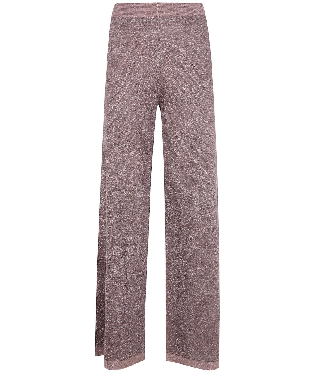 D.EXTERIOR Коричневые полиэстеровые прямые брюки, фото 1