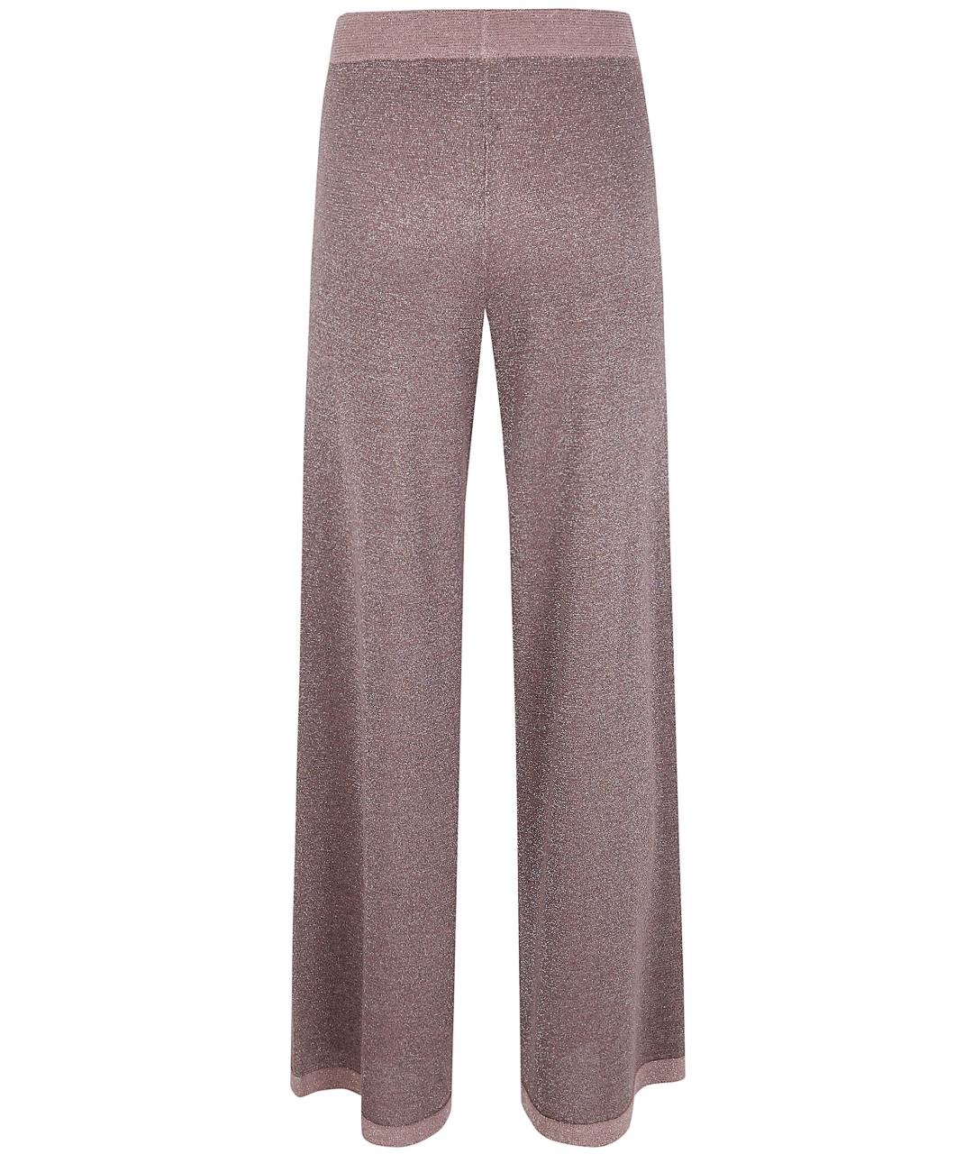 D.EXTERIOR Коричневые полиэстеровые прямые брюки, фото 2