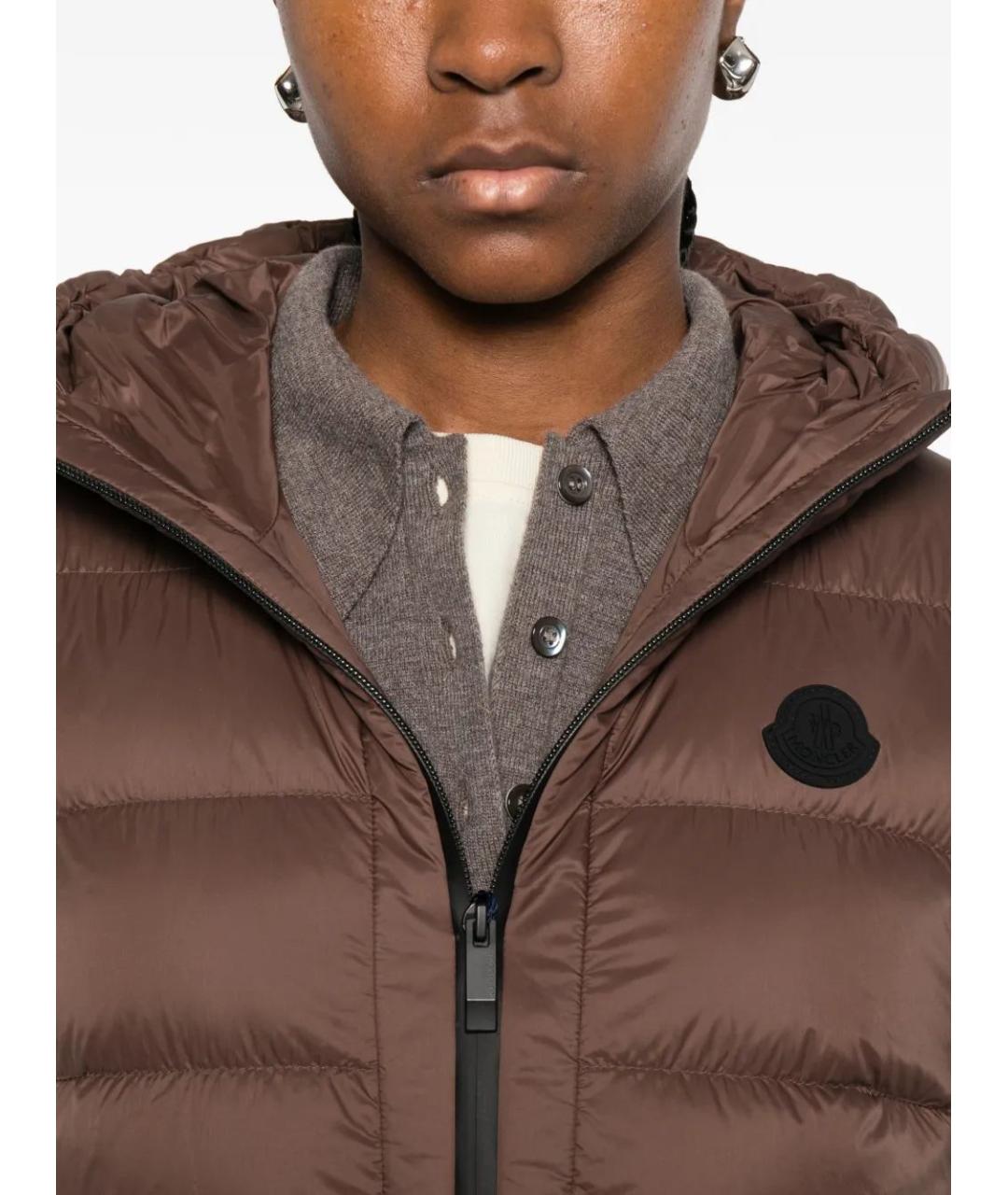 MONCLER Полиамидовый жилет, фото 5