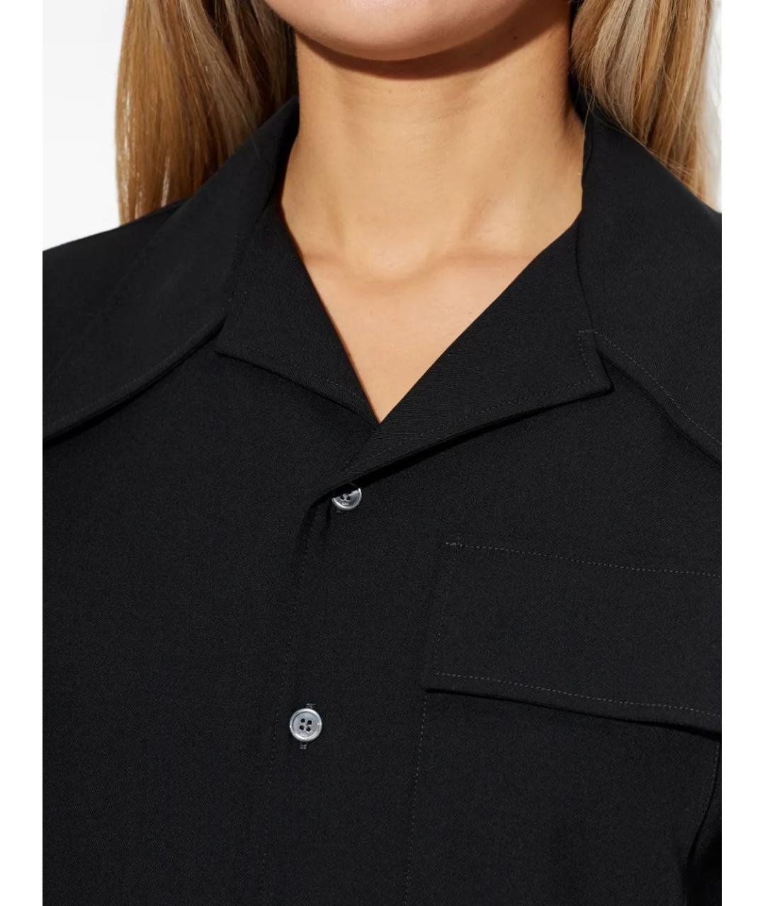 Ami Paris Черное шерстяное повседневное платье, фото 5